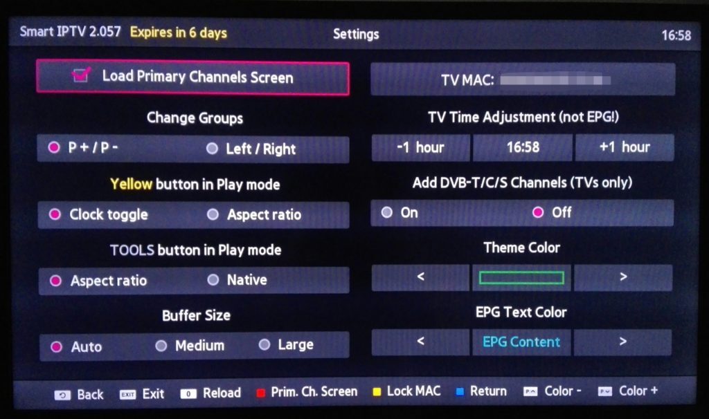Настройка Smart IPTV на LG